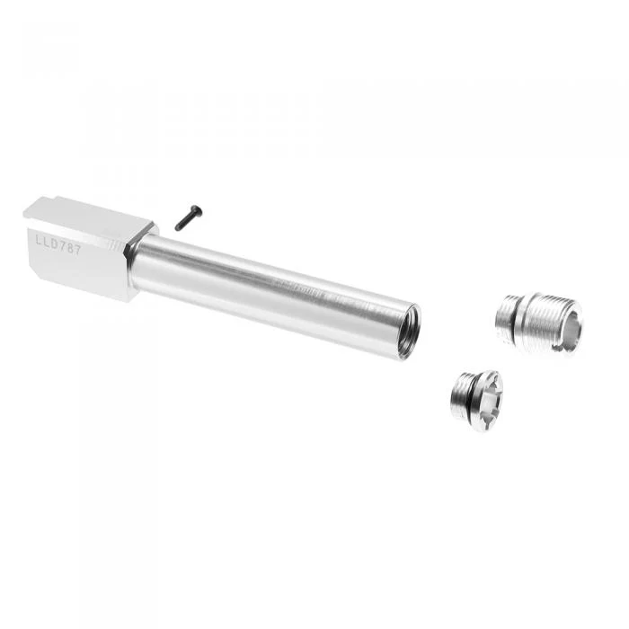 LayLax G19 ノンリコイル2WAYアウターバレルNEO シルバー Gen3/4対応