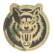 ѥå0421 Laser Cutting Patch Wolf MC