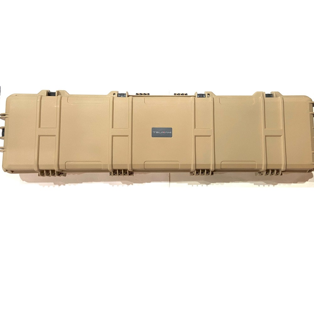 TSUNAMI 1303214 キャスター付ガンケース 1387x394x152mm TAN | ガン