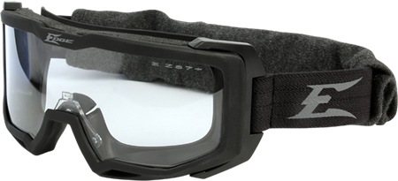 EDGE TacticalHB611Blizzard - Black Goggles/Clear & Smoke VS Lens