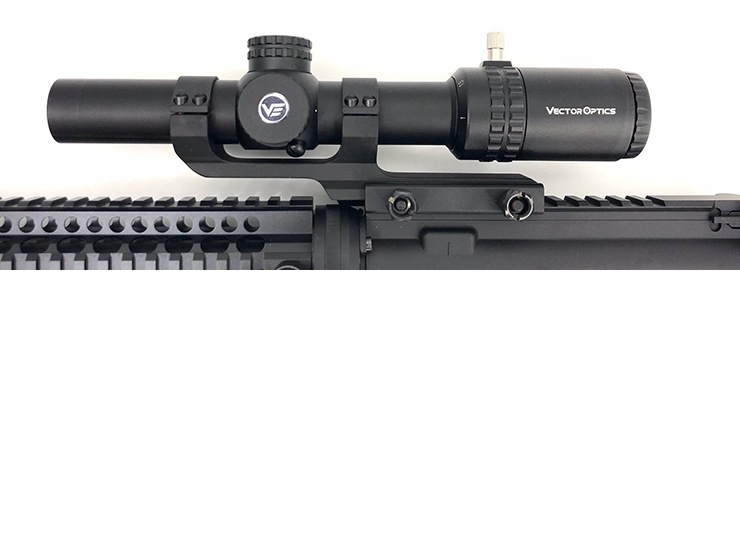 Vector Otpics SCTM-24B 30mm One Piece Offset Long Picatinny Mount XL