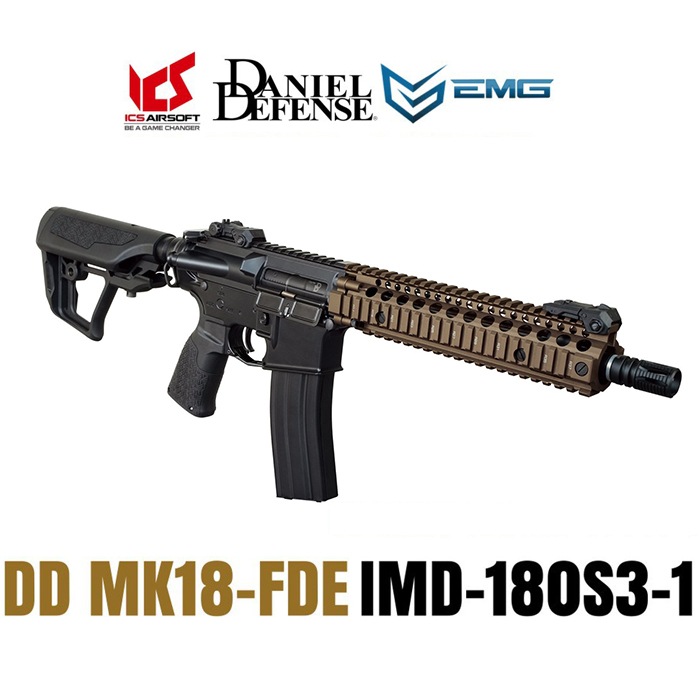 ICS Daniel Defense MK18 FDE S3 IMD-180S3-1(2tone)