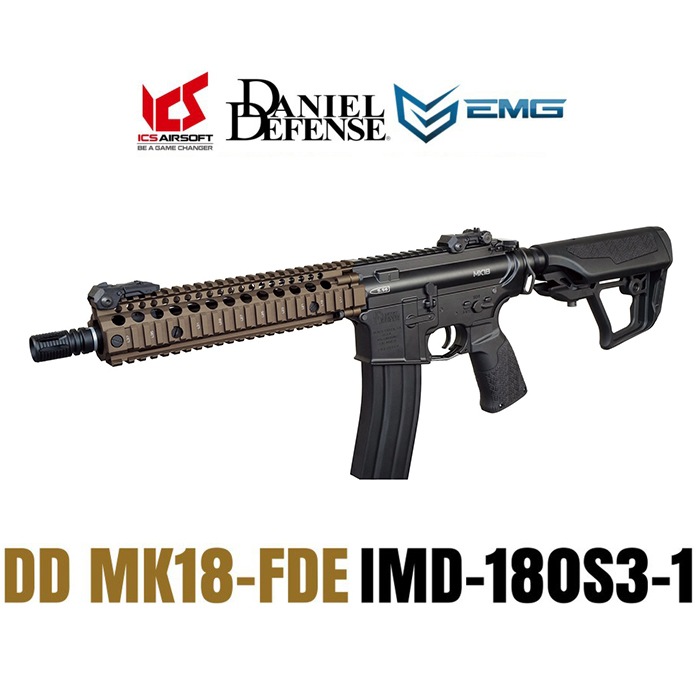 ICS Daniel Defense MK18 FDE S3 IMD-180S3-1(2tone)