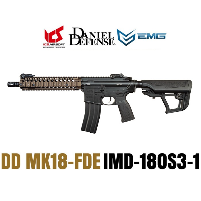 ICS Daniel Defense MK18 FDE S3 IMD-180S3-1(2tone)