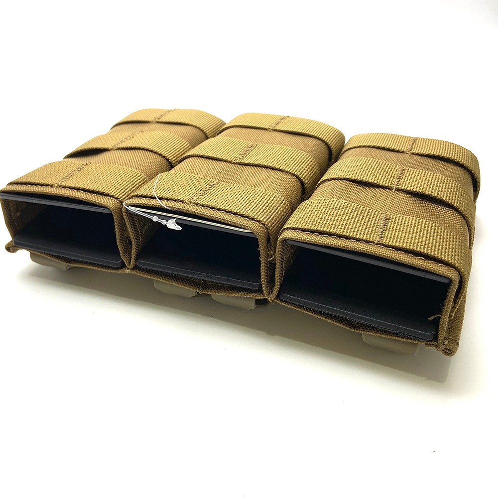 Wosport MG-F-19 FAST 7.62 Triple Mag Pouch  (Long)