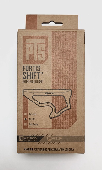 PTS Fortis Shift (TM) Short Angle Grip (M-LOK) - Black FT010490307