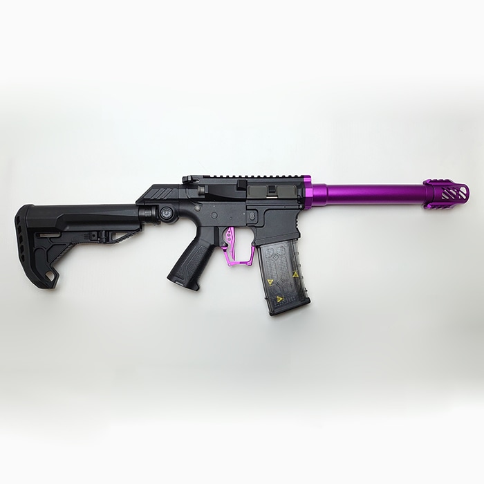 g&g ssg-1 dsgハイサイクル 超ショートストロークカスタム SSG-1本体+カラーパーツキット【PURPLE】取付済みモデル | G&G