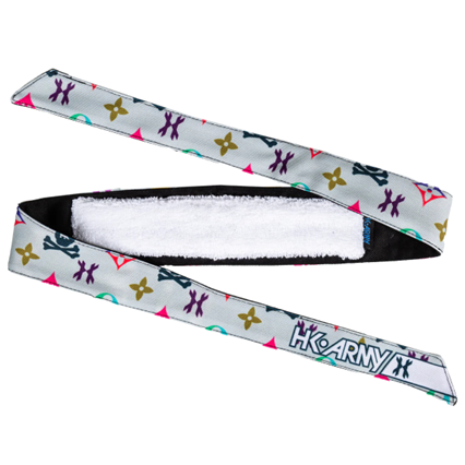 HK Army 28900502 HEADBAND MONOGRAM BONE/MULTI