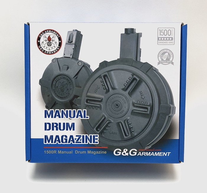 G&G��G-08-168��MP5 Drum Mag 1500R G&G ARMAMENT