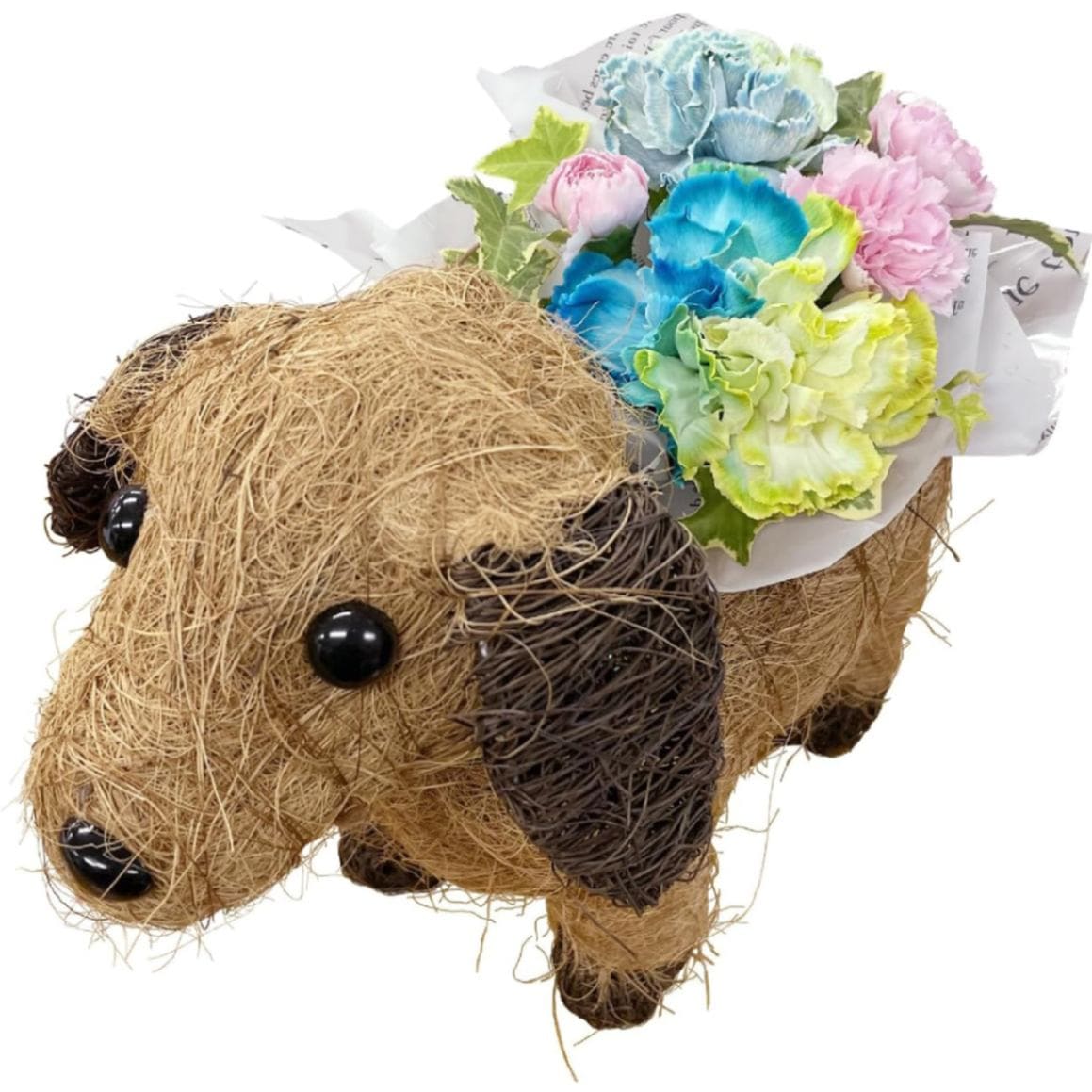 ちびねこページ　仏花　お供え花アレンジ　造花 ペット用仏花】柔らかな優しいデザイン お供え 仏花 ペット供養 ペット