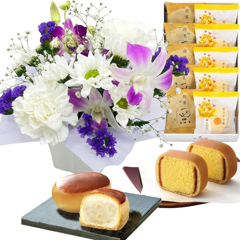 お菓子 和菓子 お供え 花 お供え物 生花 おそなえ お悔やみ お彼岸 お盆 命日