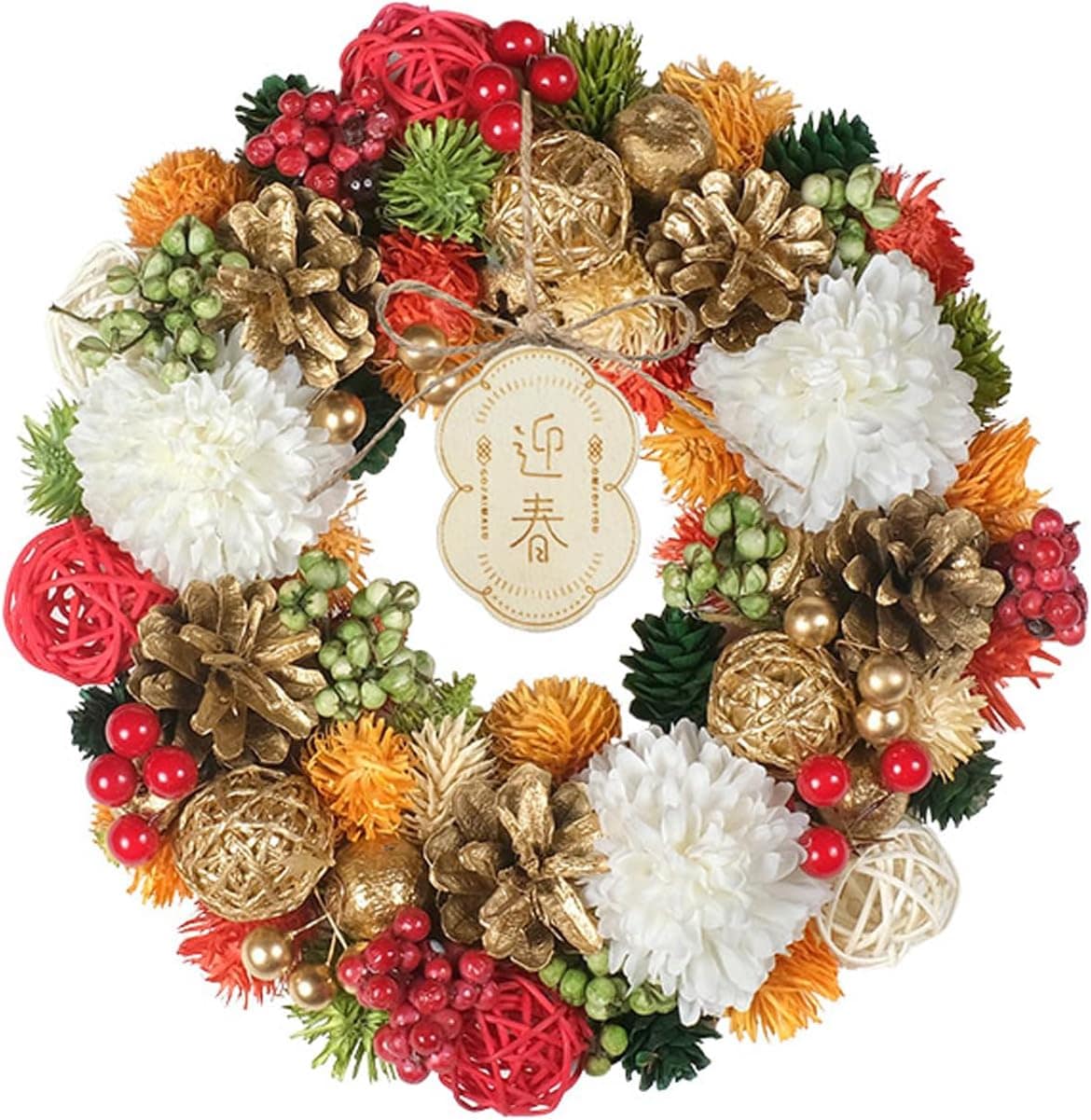 正月 お正月飾り 花 正月飾り 迎春 玄関 迎春リース お正月 お正月