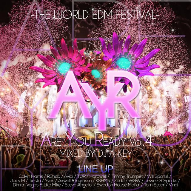 ���������緿EDM�ե���MIX��DJ A-KEY / ARE YOU READY VOL.4 -THE WORLD EDM FESTIVAL-[AKYCD-02]
