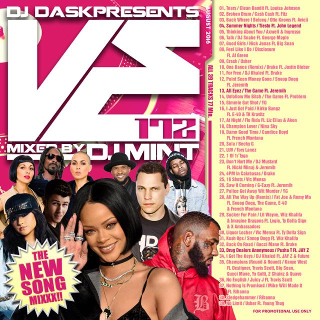 最新！最速！！新譜MIX!!!】DJ Mint / DJ DASK Presents VE172