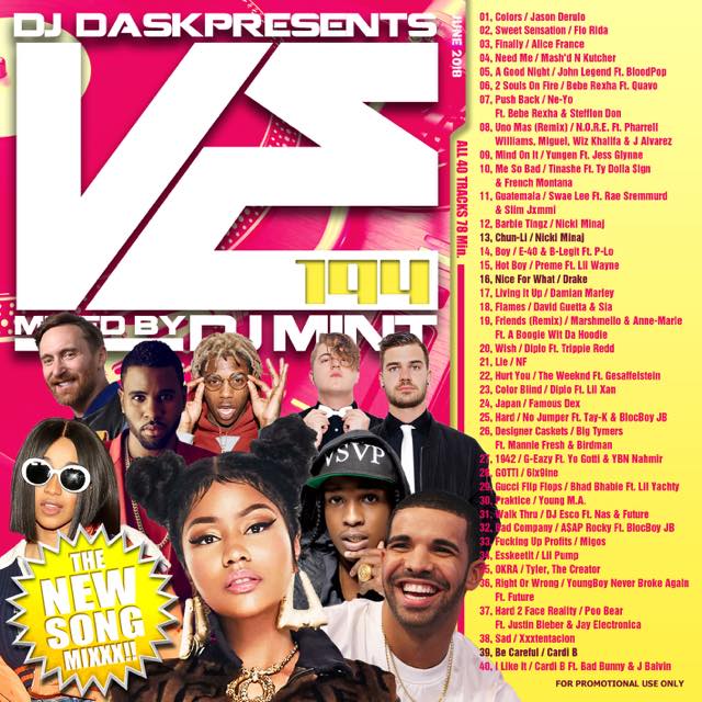 最新！最速！！新譜MIX!!!】DJ Mint / DJ DASK Presents VE194 [VECD