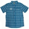 PRODUCT CLASSICS / CLIQUE PLAID S/S SHIRTS WASHED(�֥롼) [PDCT/1202-05-BL]