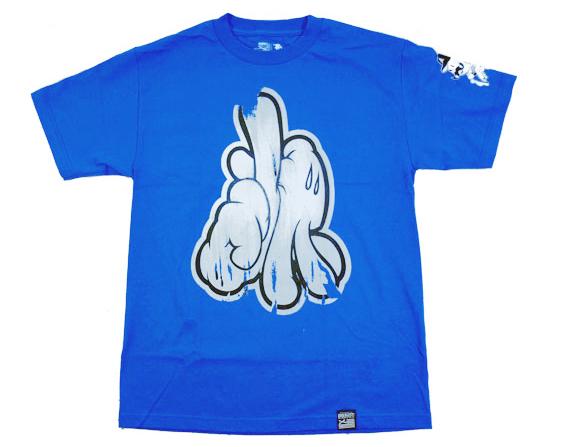 DISSIZIT　Tシャツ　Lサイズ DISSIZIT! The Torn LA Tシャツ(ブルー) [DZT-TLT-M] | APPAREL ｜MIX