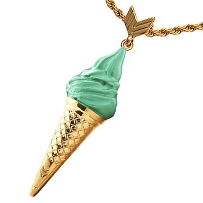 ��Melody Ehsani�ۡ�Ice Cream Cone Necklace�ۥ���ǥ������� / ���������꡼�ॳ����ͥå��쥹(�ߥ�ȡ� [ME_ICE_GRE]