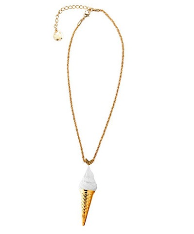 ��Melody Ehsani�ۡ�Ice Cream Cone Necklace�ۥ���ǥ������� / ���������꡼�ॳ����ͥå��쥹(�Х˥�� [ME_ICE_WHI]