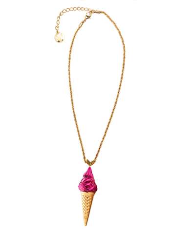 ��Melody Ehsani�ۡ�Ice Cream Cone Necklace�ۥ���ǥ������� / ���������꡼�ॳ����ͥå��쥹(�饺�٥꡼�� [ME_ICE_RED]