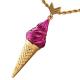 ��Melody Ehsani�ۡ�Ice Cream Cone Necklace�ۥ���ǥ������� / ���������꡼�ॳ����ͥå��쥹(�饺�٥꡼�� [ME_ICE_RED]