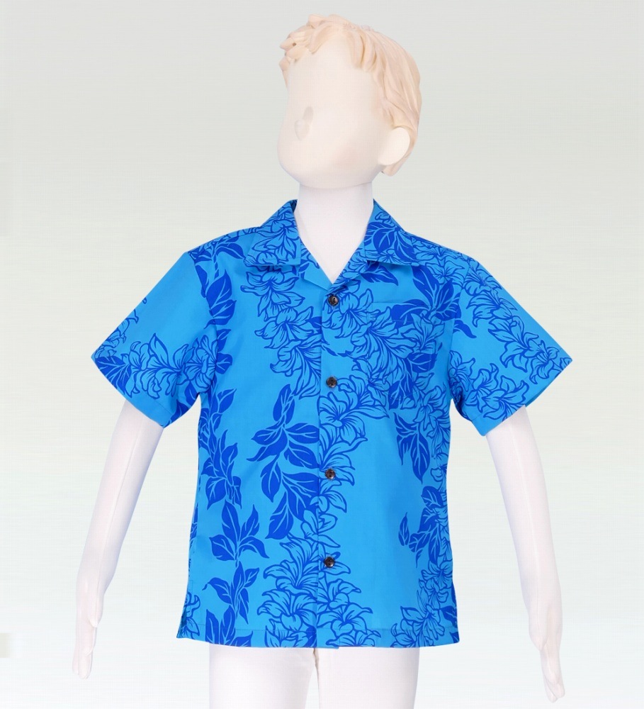 ⬛︎⬛︎⬛︎ブルノさん専用⬛︎⬛︎⬛︎アロハシャツ フラダンス アロハシャツ ブルー ボーイズ c86bl | すべての商品 | EGL