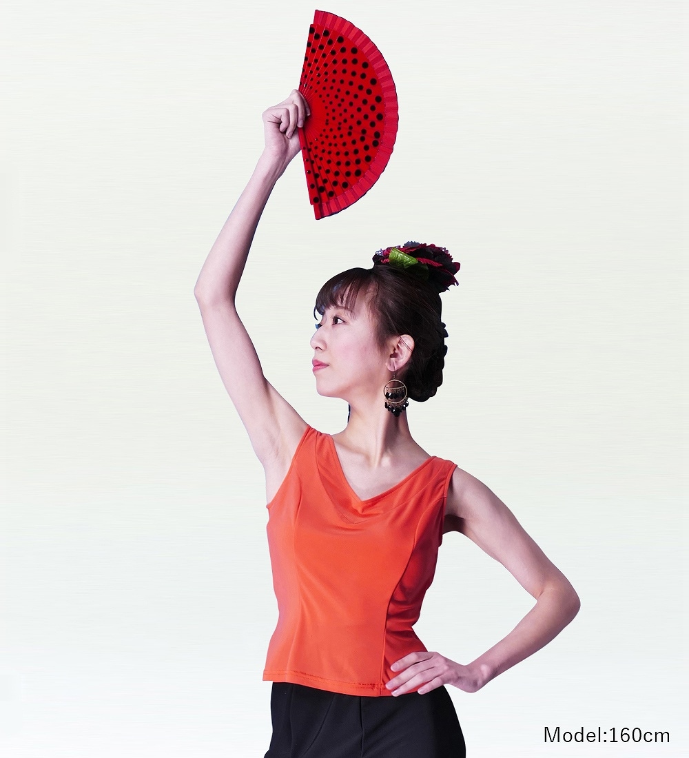 フラメンコ衣装】ホワイト SONIA JOHNES ブラウス トップス 長袖