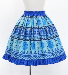 フラダンス ケイキ フリルパウスカート キッズ レッド p53