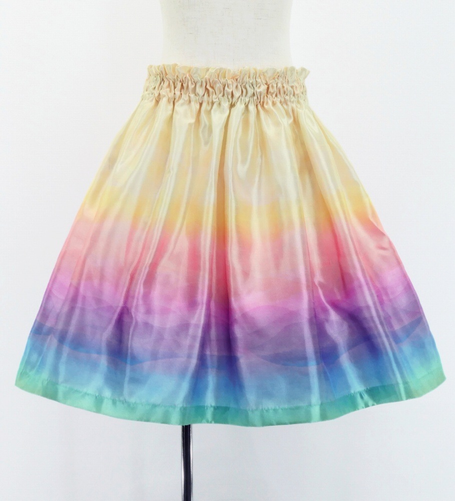 フラダンス用パウスカート フラダンス パウスカート シングル78cm丈 ブラック 3104 : emika