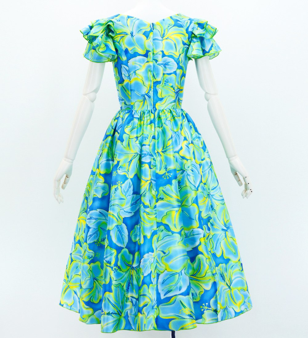 ڥߥǥ եɥ쥹 3ʥե륹꡼ ϥӥ ֥롼ߥ꡼ J3100blyegr