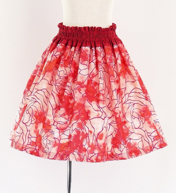 みーな☆ケイキ☆子ども☆切り替えパウスカート☆フラダンス☆ローズレッド 楽天市場】子ども ケイキ パウスカート 55cm セール フラダンス