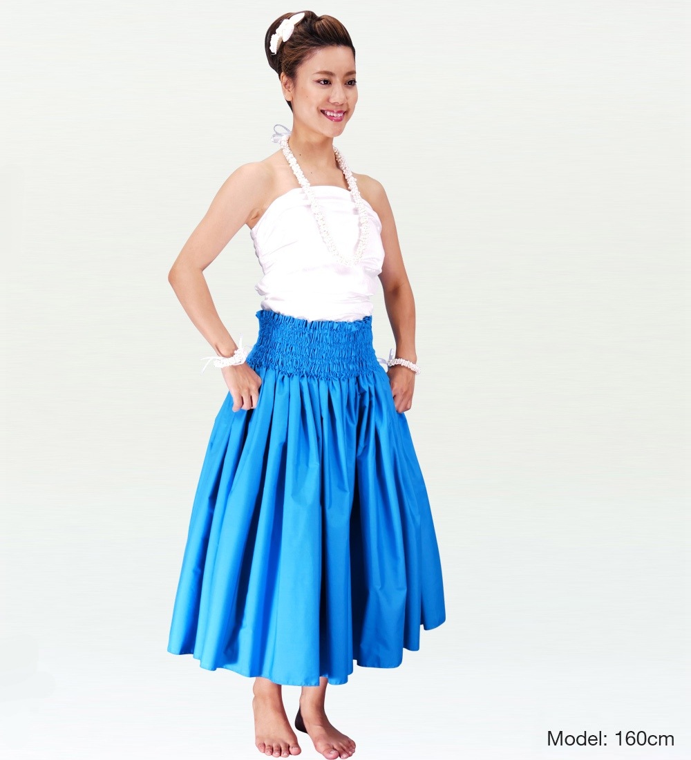 フラダンス　パウスカート　ダブル　リバーシブル フラダンス ダブル リバーシブル パウスカート 73cm丈 レッド