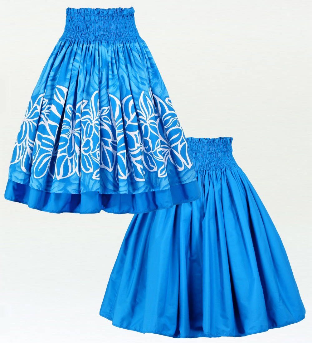 【新品】リバーシブルパウスカート　ご希望丈　フラダンス フラダンス ダブル リバーシブル パウスカートオレンジ2527