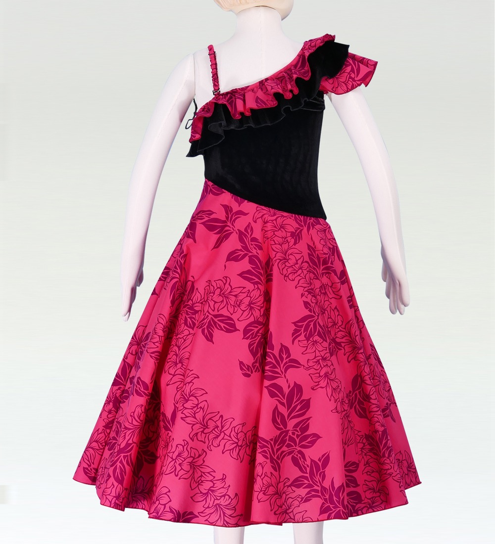 フラダンス　衣装セット　計20点以上 フラダンス ケイキ 選べるトップス セットアップ カヒコ イエロー 120