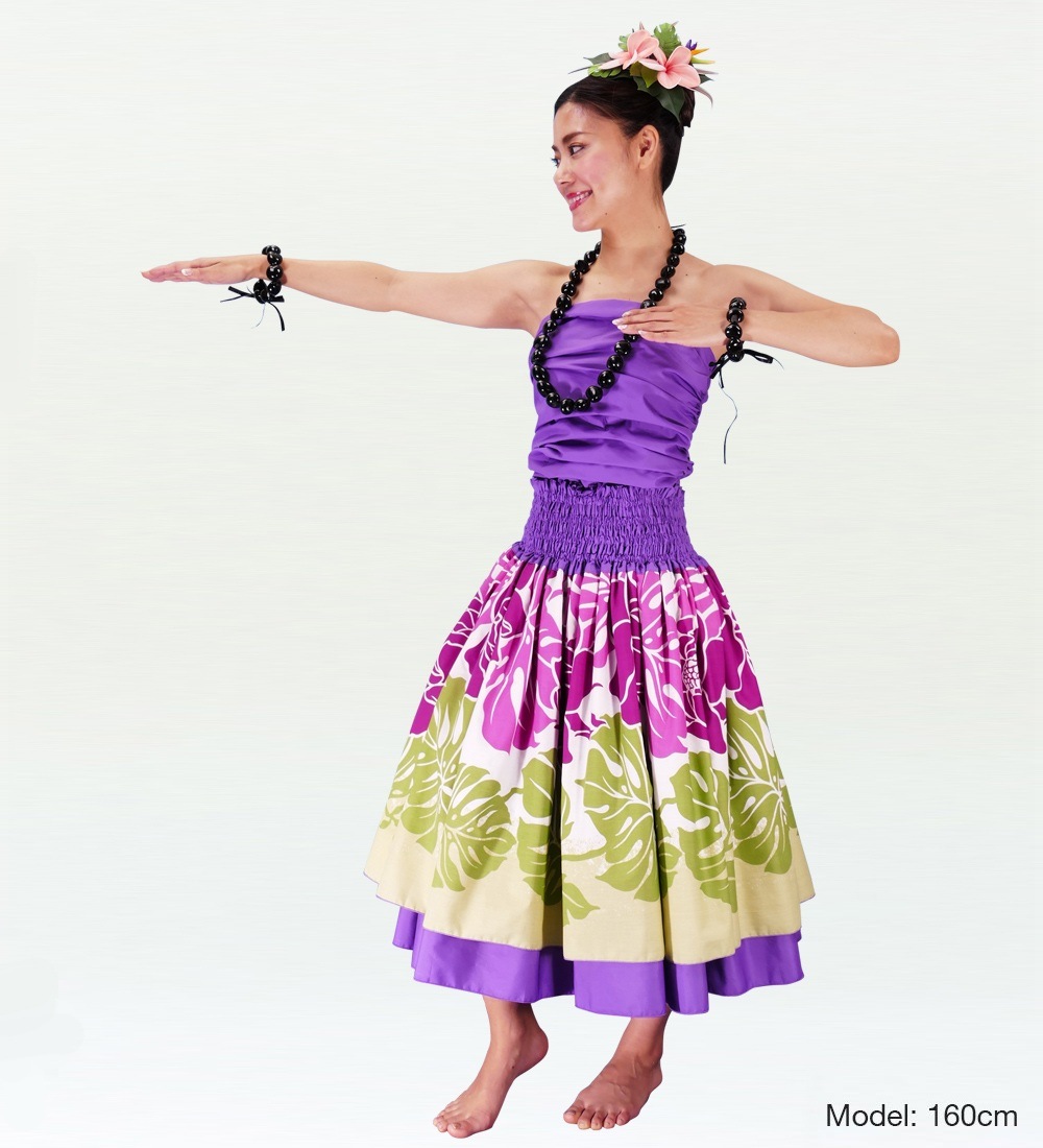 適当な価格 美品 フラダンス パウスカート リバーシブル スカート