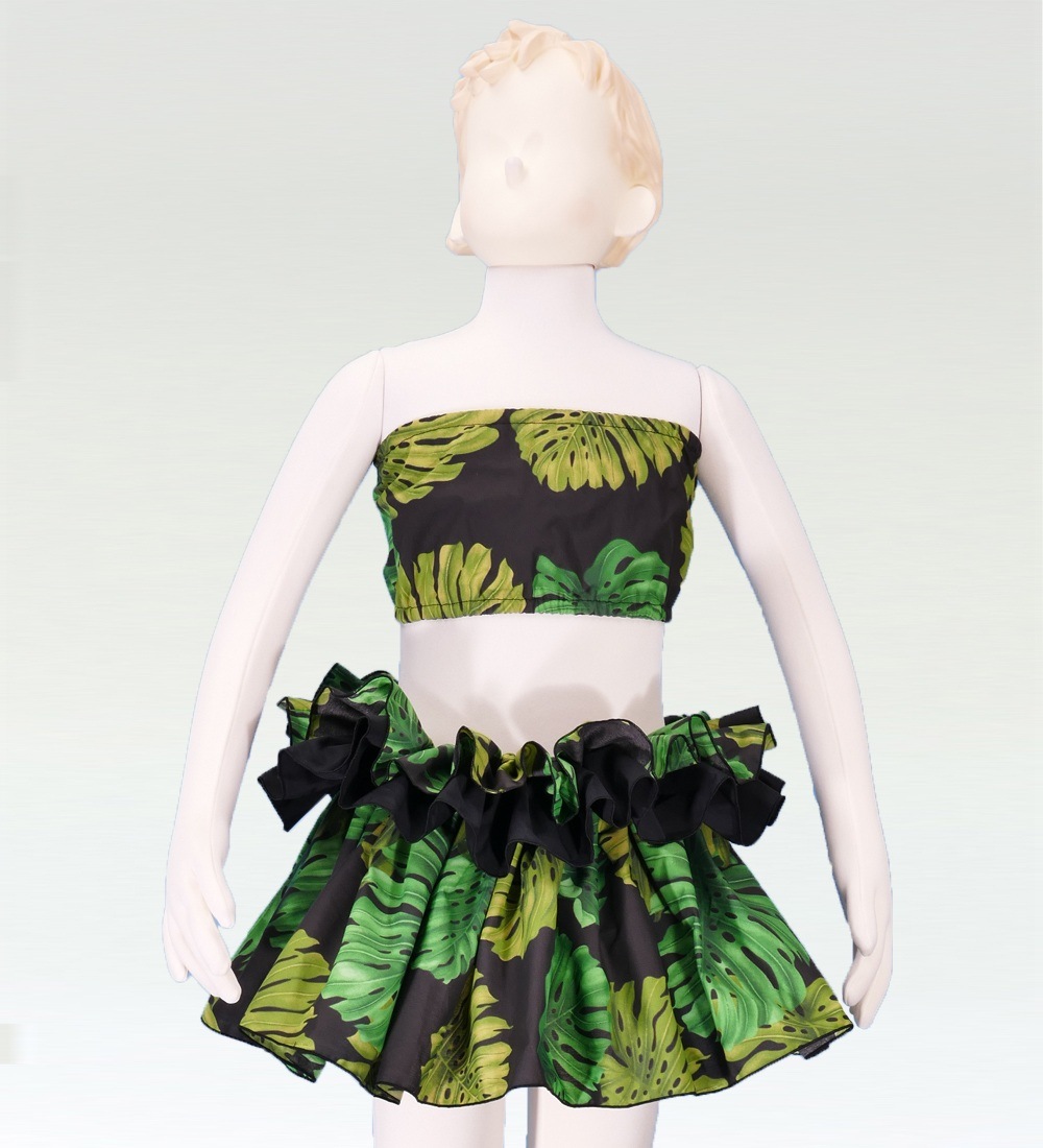 フラダンス　モレ　丈52cm タヒチアン ハワイアン モレ フラダンス 丈 52cm （モレスカートショートor