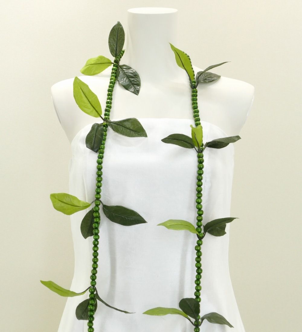 ★7本セット★モキハナビーズ　オープンレイ　フラダンス フラ レイ モキハナ ピカケ ダブルチョーカー オープンレイ