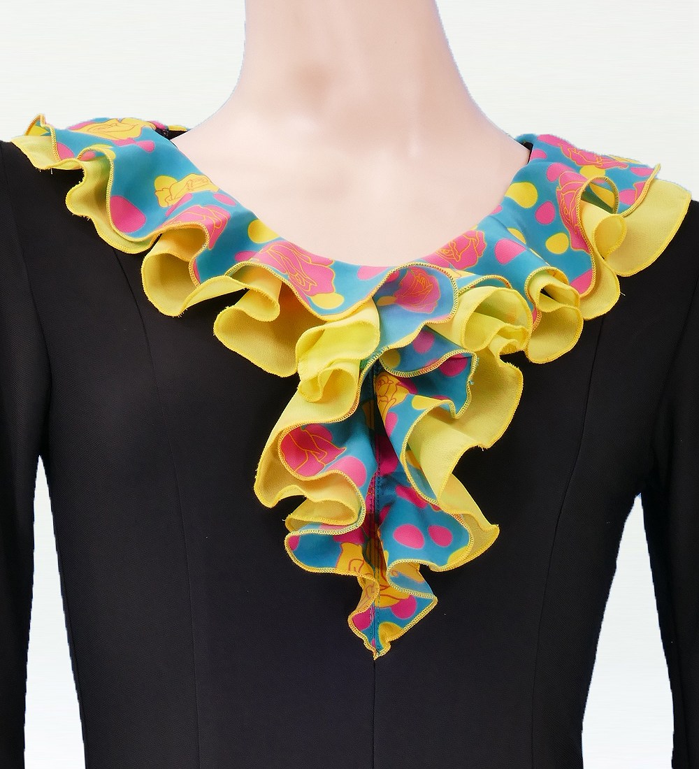 フラメンコ衣装ブラウス⭐︎HERMOSA フリル袖 フラメンコ衣装ブラウス