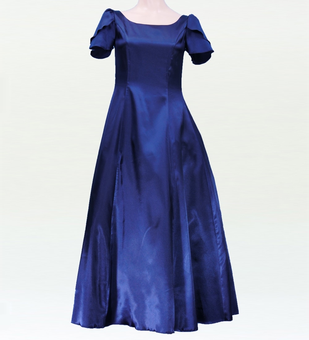 ゆめりすと ドレス 145 シャンタンロングプレジュエ（チューリップ袖） ゆめりすと☆シャンタンロングプレジュエ（チューリップ袖