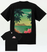 メンズ ハワイアンTシャツ mt006w