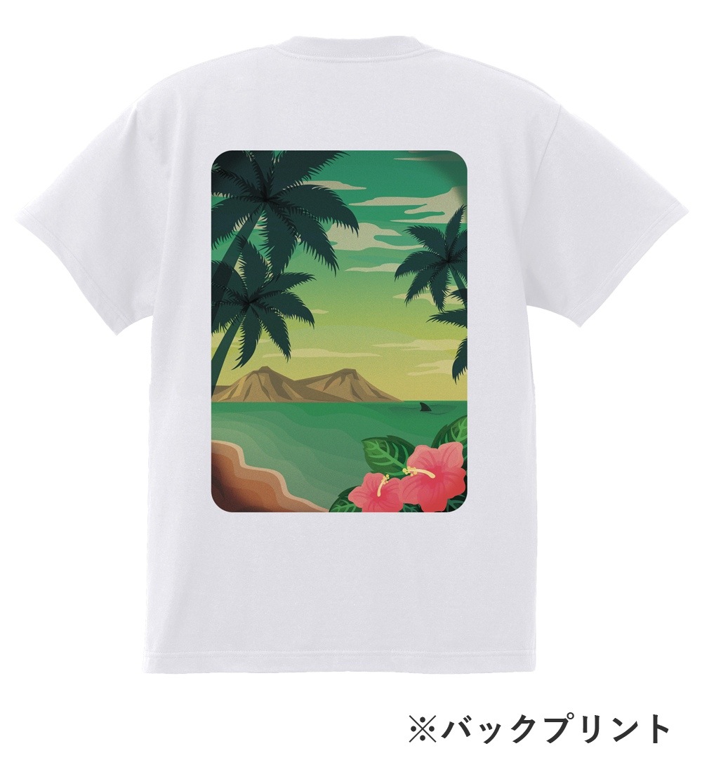 メンズ ハワイアンTシャツ mt006w