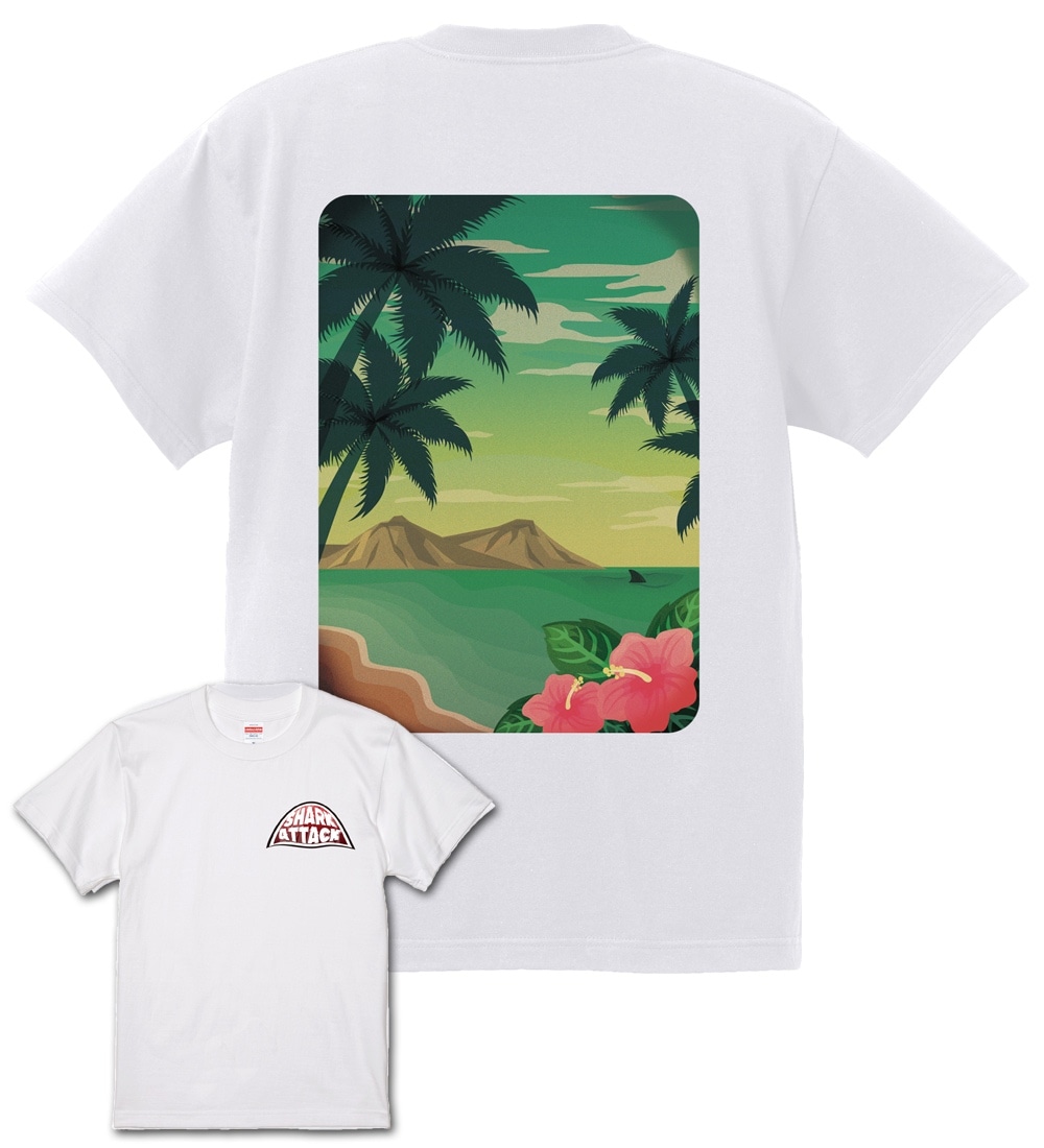 メンズ ハワイアンTシャツ mt006w