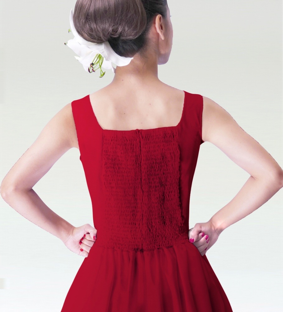 お値下中8／17 まで12111→9999 フラダンス用　バーガンディドレス お値下中8／17 まで12111→9999 フラダンス用 バーガンディ