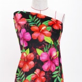 レア‼️【ハワイアン柄】ハイビスカス柄 阪神 Ｌ 本文必読‼️【値下げ不可】 ハワイアン生地サンプル ハイビスカス柄 KH-608 : emika - 通販