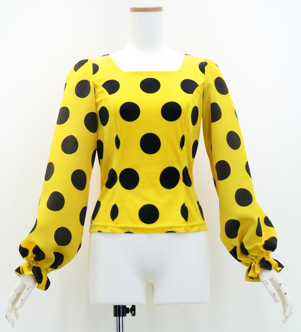 美品　フラメンコ 衣装　黒と白の水玉模様 6点セット 美品 フラメンコ 衣装 黒と白の水玉模様 6点セット S-Lサイズ フラメンコ