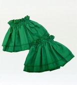 フラダンス パウスカート&チューブトップ セット グリーン 1668g