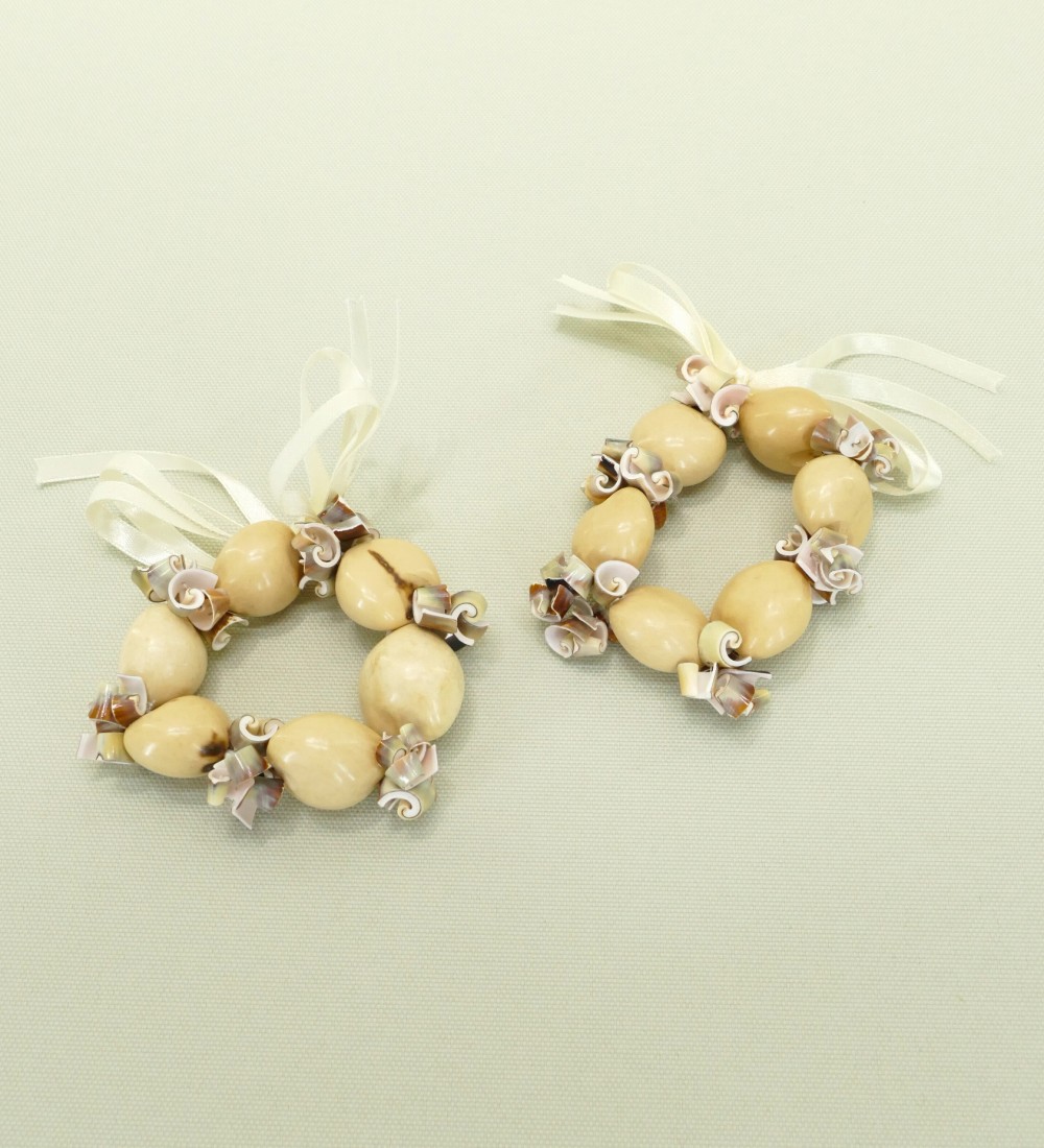 フラダンス用貝殻ネックレス、ブレスレット全9点 フラダンス用