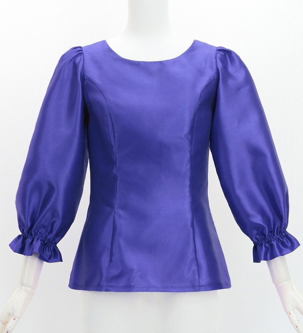 �ե���� ����󥿥� 7ʬµ �֥饦�� �������֥롼 S-L������ J3264rbl