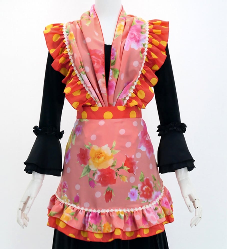 フラメンコ　ファルダ　ピキージョ　2点セット　花柄☆お値下げしました☆ emika_pa-29