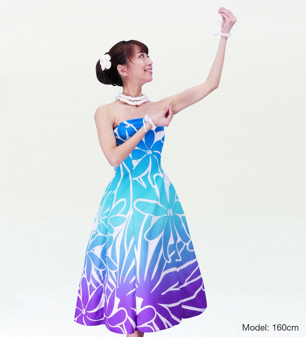 ☆ フラメンコドレス Tierra ティエラ　衣装　ブルー　ドットLL ☆ フラメンコドレス Tierra ティエラ衣装ブルードットLL